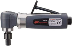 Ingersoll-Rand - 1/4" Collet, Angle Handle, Straight Air Die Grinder - 14,000 RPM, Rear Exhaust, 30 CFM, 0.33 hp, 620 kPa, 1/4 NPT - Eagle Tool & Supply