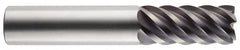 RobbJack - 3/4" Diam 8 Flute Solid Carbide 0.06" Corner Radius End Mill - Eagle Tool & Supply