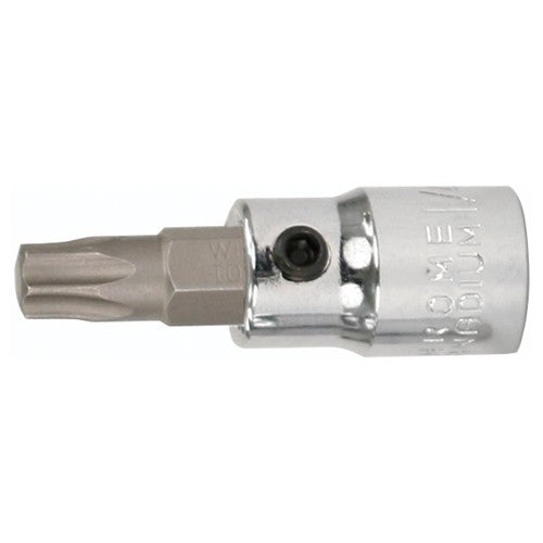 Torx Bit Socket 1/4″ Square Drive with 1/4″ Replaceable Hex Bit T40 × 38 mm Overall Length - Eagle Tool & Supply