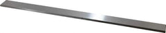 Starrett - 18" Long x 1-1/4" Wide x 1/4" Thick, AISI Type O1, Tool Steel Oil-Hardening Flat Stock - + 1/4" Long Tolerance, - 0 - 0.005" Wide Tolerance, +/- 0.001" Thick Tolerance - Eagle Tool & Supply