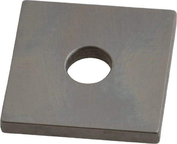 Mitutoyo - 0.115" Square Steel Gage Block - Accuracy Grade 0, Includes Certificate of Inspection - Eagle Tool & Supply