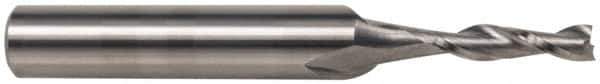 Onsrud - 5/16" Cutting Diam x 1-1/8" Length of Cut, 2 Flute, Upcut Spiral Router Bit - Uncoated, Left Hand Cut, Solid Carbide, 3" OAL x 1/2" Shank Diam, Double Edge, 30° Helix Angle - Eagle Tool & Supply