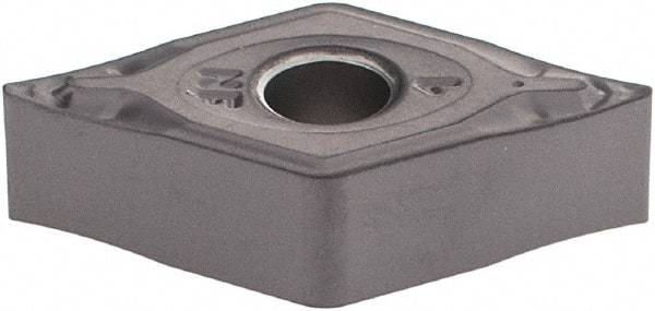 Iscar - DNMG331 NF Grade IC907 Carbide Turning Insert - 55° Diamond, 3/8" Inscr Circle, 3/16" Thick, 1/64" Corner Radius - Eagle Tool & Supply