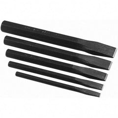 SK - Chisel Sets - 5PC 1/4-3/4" FLAT CHISEL SET - Eagle Tool & Supply