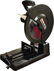 M.K. MORSE - 14" Blade Diam, 1" Arbor Hole, Miter Chop & Cutoff Saw - 1,300 RPM, 120 Volts - Eagle Tool & Supply