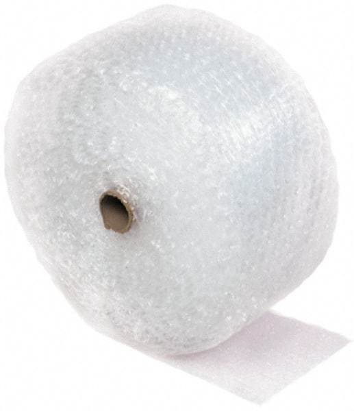 Made in USA - 500' Long x 12" Wide x 3/16" Thick, Small Sized Bubble Roll - Clear, Perforated Every 12" - Eagle Tool & Supply