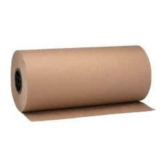 Made in USA - 900' Long x 18" Wide Roll of Recycled Kraft Paper - 8-1/2" OD, 40 Lb Paper Weight, 20 Lb per Roll - Eagle Tool & Supply