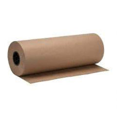 Made in USA - 900' Long x 24" Wide Roll of Recycled Kraft Paper - 8-1/2" OD, 40 Lb Paper Weight, 26 Lb per Roll - Eagle Tool & Supply