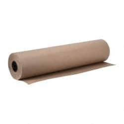 Made in USA - 900' Long x 36" Wide Roll of Recycled Kraft Paper - 8-1/2" OD, 40 Lb Paper Weight, 40 Lb per Roll - Eagle Tool & Supply
