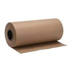 Made in USA - 720' Long x 18" Wide Roll of Recycled Kraft Paper - 8-1/2" OD, 50 Lb Paper Weight, 20 Lb per Roll - Eagle Tool & Supply