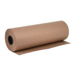 Made in USA - 720' Long x 24" Wide Roll of Recycled Kraft Paper - 8-1/2" OD, 50 Lb Paper Weight, 26 Lb per Roll - Eagle Tool & Supply