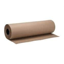 Made in USA - 720' Long x 30" Wide Roll of Recycled Kraft Paper - 8-1/2" OD, 50 Lb Paper Weight, 33 Lb per Roll - Eagle Tool & Supply