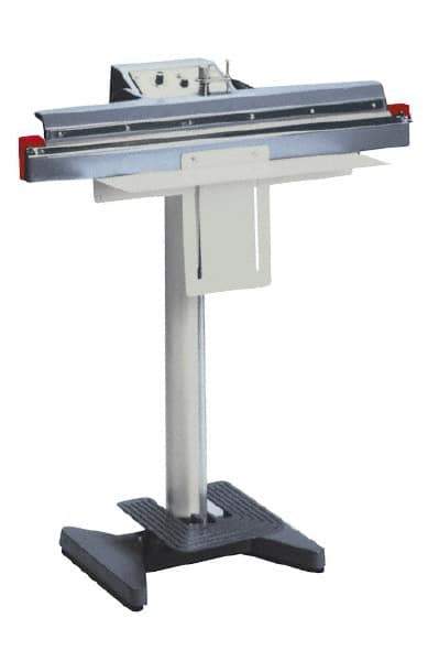 Value Collection - 18" Max Seal, 6 mil Thick, Foot Operated Thermal Impulse Sealer - 500 Watts - Eagle Tool & Supply