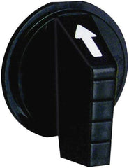 Square D - 30mm, Black, Selector Switch Operating Knob - For Use with Selector Switch - Eagle Tool & Supply