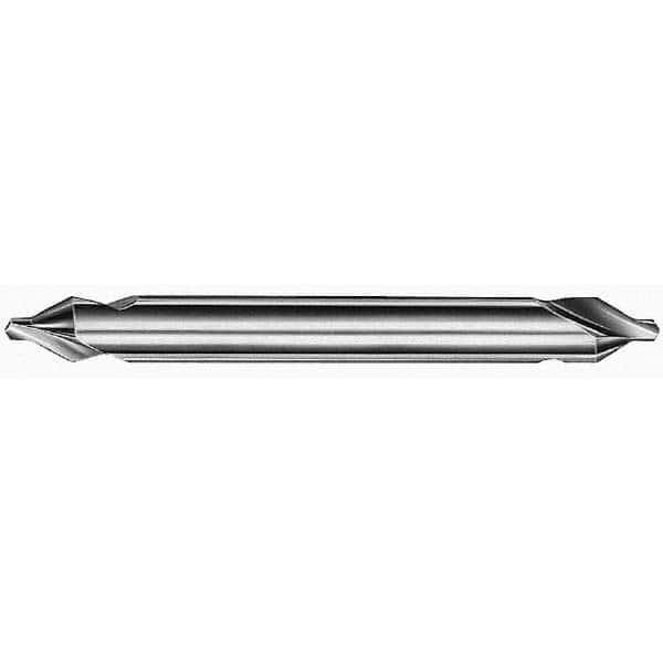 Magafor - #4-1/2 Plain Cut 60° Incl Angle High Speed Steel Combo Drill & Countersink - Eagle Tool & Supply
