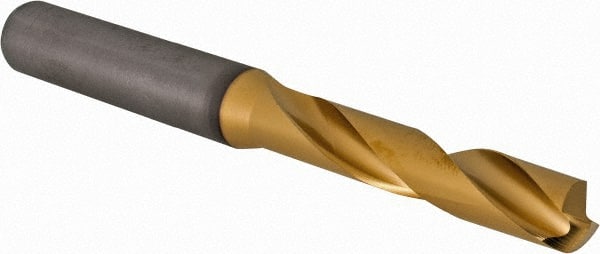 Kennametal - 21/64" 140° Spiral Flute Solid Carbide Screw Machine Drill Bit - Eagle Tool & Supply
