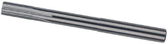 Kennametal - 8mm Carbide-Tipped 6 Flute Chucking Reamer - Straight Flute, 8mm Straight Shank, 16mm Flute Length, 91mm OAL - Eagle Tool & Supply