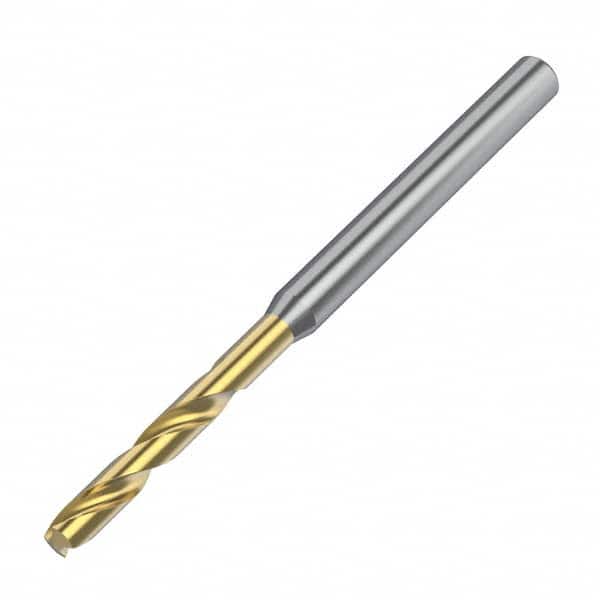 Kennametal - 19.9mm 140° Spiral Flute Solid Carbide Taper Length Drill Bit - Eagle Tool & Supply