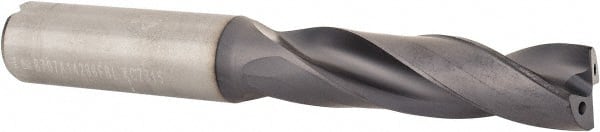 Kennametal - 9/16" 180° Spiral Flute Solid Carbide Screw Machine Drill Bit - Eagle Tool & Supply