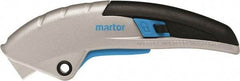 Martor USA - Retractable Utility Knife - Black & Blue Handle - Eagle Tool & Supply