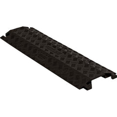 Checkers - On Floor Cable Covers Cover Material: Polyurethane Number of Channels: 1 - Eagle Tool & Supply