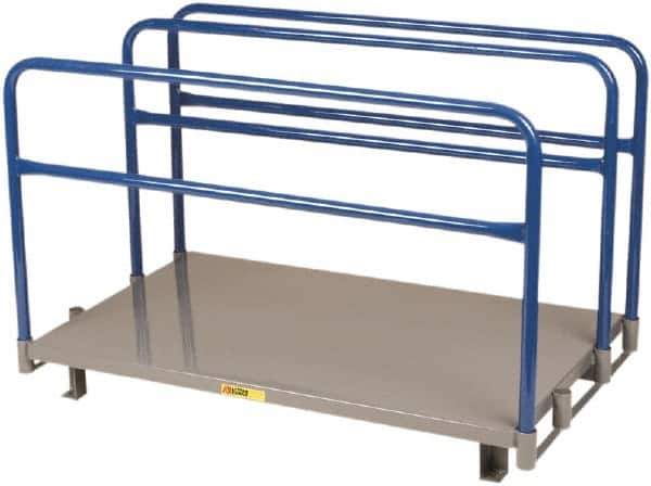 Little Giant - Gray Adjustable Sheet & Panel Rack - 51" Wide x 30" High x 32-1/2" Deep, Steel - Eagle Tool & Supply