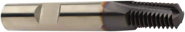 Sandvik Coromant - 1/8-27 NPTF, 0.311" Cutting Diam, 3 Flute, Solid Carbide Helical Flute Thread Mill - Internal Thread, 11.5mm LOC, 2.2835" OAL, 8mm Shank Diam - Eagle Tool & Supply