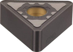 Kennametal - TNMG543 RN Grade KCP10 Carbide Turning Insert - TiCN/Al2O3 Finish, 60° Triangle, 5/8" Inscr Circle, 1/4" Thick, 3/64" Corner Radius - Eagle Tool & Supply