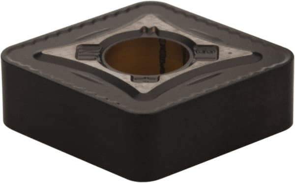 Kennametal - CNMG434 UN Grade KCK20 Carbide Turning Insert - TiCN/Al2O3 Finish, 80° Diamond, 1/2" Inscr Circle, 3/16" Thick, 1/16" Corner Radius - Eagle Tool & Supply