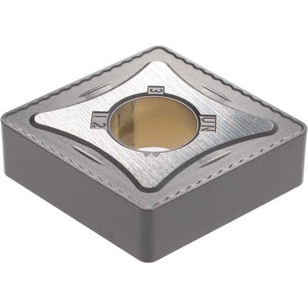 Kennametal - CNMG643 UN Grade KCK20 Carbide Turning Insert - TiCN/Al2O3 Finish, 80° Diamond, 3/4" Inscr Circle, 1/4" Thick, 3/64" Corner Radius - Eagle Tool & Supply