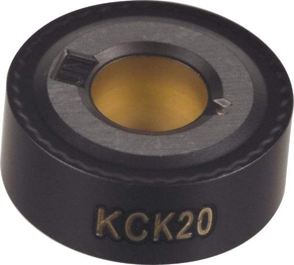 Kennametal - RNMG43 UN Grade KCK20 Carbide Turning Insert - TiCN/Al2O3 Finish, Round, 1/2" Inscr Circle, 3/16" Thick - Eagle Tool & Supply