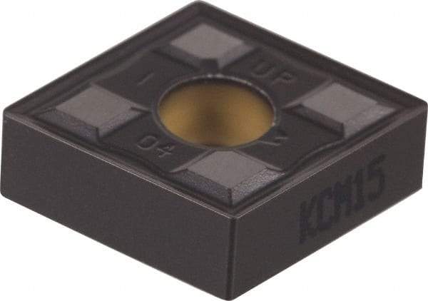 Kennametal - CNMG542 UP Grade KCM15 Carbide Turning Insert - TiCN/Al2O3 Finish, 80° Diamond, 5/8" Inscr Circle, 1/4" Thick, 1/32" Corner Radius - Eagle Tool & Supply