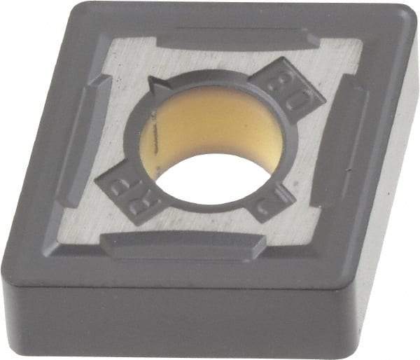 Kennametal - CNMG432 RP Grade KCK20 Carbide Turning Insert - TiCN/Al2O3 Finish, 80° Diamond, 1/2" Inscr Circle, 3/16" Thick, 1/32" Corner Radius - Eagle Tool & Supply