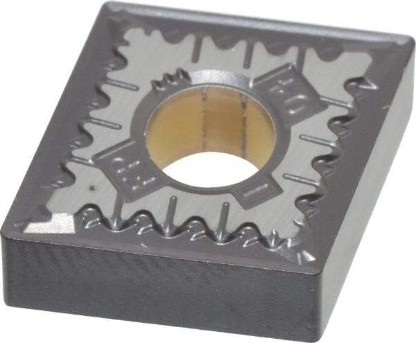 Kennametal - CNMG431 FP Grade KCM15 Carbide Turning Insert - TiCN/Al2O3 Finish, 80° Diamond, 1/2" Inscr Circle, 3/16" Thick, 1/64" Corner Radius - Eagle Tool & Supply