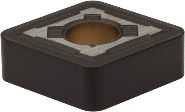 Kennametal - CNMG434 RP Grade KCM35 Carbide Turning Insert - TiN/TiCN/Al2O3 Finish, 80° Diamond, 1/2" Inscr Circle, 3/16" Thick, 1/16" Corner Radius - Eagle Tool & Supply