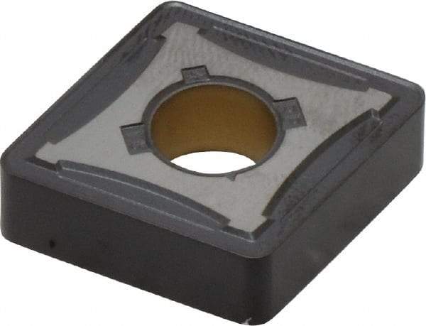Kennametal - CNMG644 RP Grade KCM35 Carbide Turning Insert - TiN/TiCN/Al2O3 Finish, 80° Diamond, 3/4" Inscr Circle, 1/4" Thick, 1/16" Corner Radius - Eagle Tool & Supply