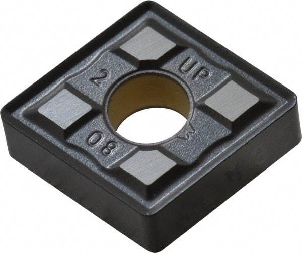 Kennametal - CNMG432 UP Grade KCM35 Carbide Turning Insert - TiN/TiCN/Al2O3 Finish, 80° Diamond, 1/2" Inscr Circle, 3/16" Thick, 1/32" Corner Radius - Eagle Tool & Supply