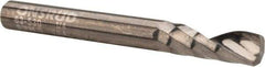 Onsrud - 1/4" Cutting Diam x 3/4" Length of Cut, 1 Flute, Upcut Spiral Router Bit - Uncoated, Right Hand Cut, Solid Carbide, 2-1/2" OAL x 1/4" Shank Diam, Single Edge - Eagle Tool & Supply