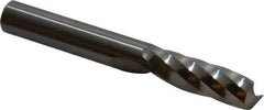 Onsrud - 3/8" Cutting Diam x 1-1/8" Length of Cut, 1 Flute, Upcut Spiral Router Bit - Uncoated, Right Hand Cut, Solid Carbide, 3" OAL x 3/8" Shank Diam, Single Edge - Eagle Tool & Supply