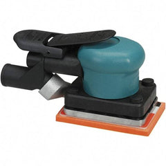 Dynabrade - 10,000 OPM, 13 CFM Air Consumption, Palm Air Orbital Sander - Rectangular Pad, 1/4 NPT Inlet - Eagle Tool & Supply