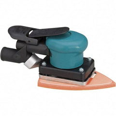 Dynabrade - 10,000 OPM, 13 CFM Air Consumption, Palm Air Orbital Sander - Rectangular Pad, 1/4 NPT Inlet - Eagle Tool & Supply