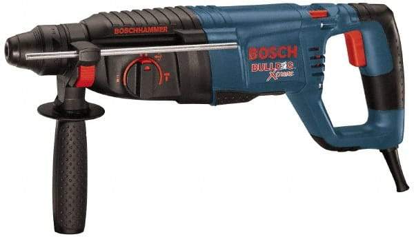 Bosch - 120 Volt 1" SDS Plus Chuck Electric Rotary Hammer - 0 to 5,800 BPM, 0 to 1,300 RPM, Reversible - Eagle Tool & Supply