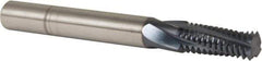 Accupro - M10x1.50 Metric Coarse, 0.3" Cutting Diam, 4 Flute, Solid Carbide Helical Flute Thread Mill - Internal Thread, 3/4" LOC, 75mm OAL, 5/16" Shank Diam - Eagle Tool & Supply