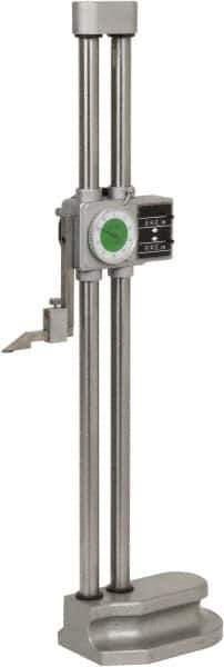 Value Collection - 18" Dial Height Gage - 0.001" Graduation, Accurate to 0.002", Dial and Counter Display - Eagle Tool & Supply