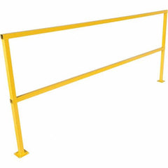 Vestil - 96" Long x 42" High, Steel Square Handrails - Eagle Tool & Supply