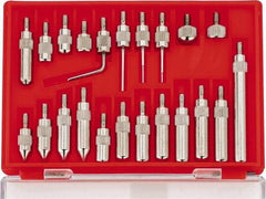 Value Collection - 22 Piece, #4-48 Inch Thread, Steel, Drop Indicator Point Kit - Use With Measuring Tool Kits 135-0010, 135-0011, 135-0006, 135-0007, 135-0012, 135-0013 - Eagle Tool & Supply