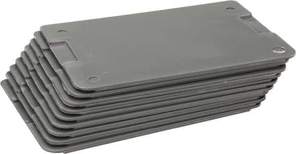 Durham - 3" High, Gray Bin Divider - Use with 119-95 - Eagle Tool & Supply