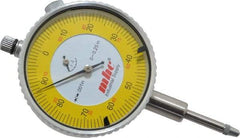 Value Collection - 1/4" Range, 0-100 Dial Reading, 0.001" Graduation Dial Drop Indicator - 2-9/32" Dial, Revolution Counter - Eagle Tool & Supply