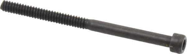 Holo-Krome - #6-32 UNC Hex Socket Drive, Socket Cap Screw - Alloy Steel, Black Oxide Finish, Partially Threaded, 2" Length Under Head - Eagle Tool & Supply