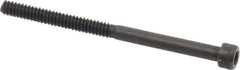 Holo-Krome - #6-32 UNC Hex Socket Drive, Socket Cap Screw - Alloy Steel, Black Oxide Finish, Partially Threaded, 2" Length Under Head - Eagle Tool & Supply
